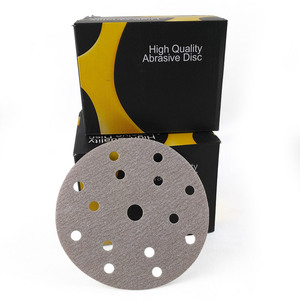 Gancio E Anello di 125 millimetri di Ossido di Alluminio abrasivo Rotondo Sabbia di <span class=keywords><strong>Carta</strong></span> EN852 Levigatura Disco velcro - Product Image 3
