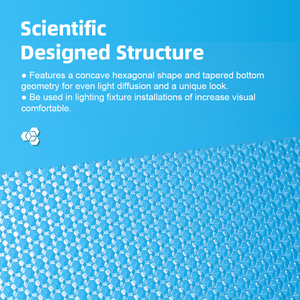 Bán hàng nóng laser cắt quang PMMA rõ ràng vi lăng trụ ugr khuếch tán tấm lăng trụ khuếch tán ánh sáng - Product Image 3