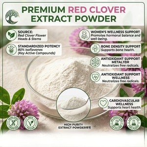 Extrait d'herbes naturelles en gros, 98% Biochanin A, poudre d'extrait de trèfle rouge, qualité alimentaire, 1 kg, <span class=keywords><strong>blanc</strong></span> - Product Image 6