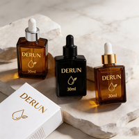 Flacon compte-gouttes carré ou rectangulaire en verre transparent, noir ou ambré de 30 ml, 50 ml, 100 ml avec épaule plate pour cosmétiques et huiles essentielles