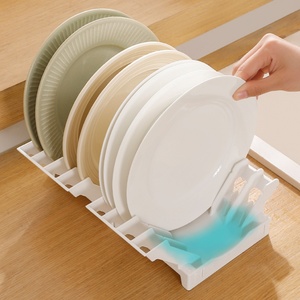 Plastic Table Top Portable Folding <b>Dish</b> Storage <b>Rack</b> Collapsible <b>Dish</b> Drainer Drying Plate for Kitchen - Product Image 5
