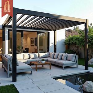 Pérgola Bioclimática de <span class=keywords><strong>Aluminio</strong></span> con Techo de Lamas para Jardín, 4 Estaciones, OEM de Fábrica, <span class=keywords><strong>3x4</strong></span>, para Patio y Terraza, Mueble de Exterior DIY - Product Image 2