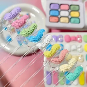 ยาทาเล็บสีมาการอง 9 สี - เจลทาเล็บสีฮิต ใช้สำหรับเพ้นท์ลายแบบสีน้ำมันและไล่สีด้วยเจลยูวี/แอลอีดี สำหรับทำเล็บด้วยตัวเอง คุณภาพระดับซาลอน - Product Image 3