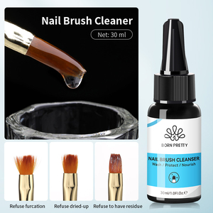 BORN PRETTY Restaurador de Pinceles de <span class=keywords><strong>Uñas</strong></span>, Limpiador, Disolvente de Residuos, Limpiador Líquido para Pinceles de <span class=keywords><strong>Uñas</strong></span> Acrílicas, para una Limpieza Profunda y Nutritiva - Product Image 1