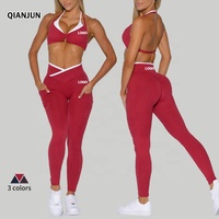 Vêtements de sport de yoga pour femmes de haute qualité, design personnalisé, confortables et portables, multicolores