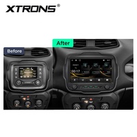 Estéreo para Auto Linux de 9 Pulgadas para Jeep Renegade 2015-2020, CarPlay Inalámbrico, Android Auto, Pantalla QLED, DSP, Entrada y Salida RCA, XTRONS