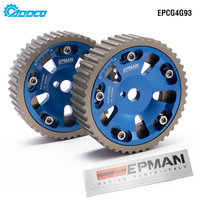 ADDCO - EPMAN pour Mitsubishi Mirage 93-02 4G93 Moteur Dohc Engrenages de distribution réglables en aluminium à vernier Poulies EPCG4G93