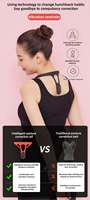 Correcteur de posture intelligent Aofit avec capteur de vibration, soutien dorsal réglable et sangle confortable pour l'entraînement