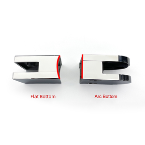 Pince à verre ronde en métal pour panneau fixe Pince de maintien de garde-corps en acier inoxydable Pince à verre murale - Product Image 4