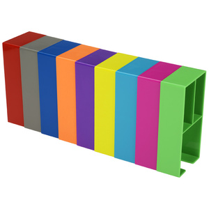 Plateau de bureau personnalisé avec logo, organiseur de bureau coloré, trieur de courrier, porte-documents, fournitures de bureau et scolaires, cadeau - Product Image 3