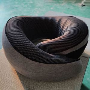 Coussin de voyage pour le cou en mousse à mémoire de forme avec housse en modal lavable Xdh7 pour avion - Product Image 6