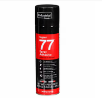 Colle adhésive en spray multi-usages de qualité industrielle 3M Super 77, Super 77 pour les films automobiles, les tapis, le papier, le carton