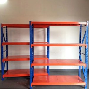 Warehouse Industrial Heavy-Duty Steel Pallet <b>Racking</b> Adjustable MediumMetal Shelving Rack Wide Span Boltless Shelving Warehouse - Product Image 3
