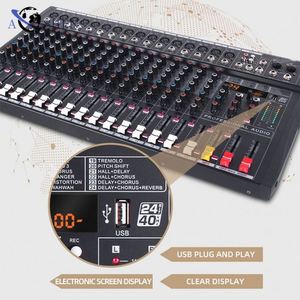 Console de mixage audio Soundcraft 16 canaux pour la scène, le chant et les performances, console de mixage audio professionnelle - Product Image 3