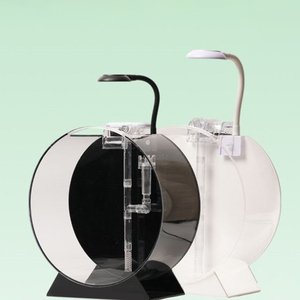 Aksesoris Akuarium Multi-ukuran Kreatif untuk Rumah atau Kantor, Meja atau Rak, Akuarium Bulat Akrilik - Product Image 5