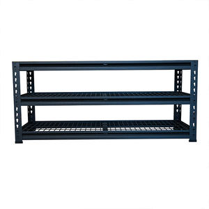 Rayonnage léger galvanisé sans vis à rivets Étagères métalliques Étagères en métal acier pour garage Étagère de rangement pour usage domestique - Product Image 2