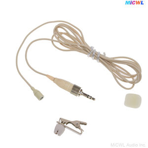 4 diseño ECM Tie Lavalier Lapel auriculares micrófono <span class=keywords><strong>para</strong></span> UWP UTX D21 D11 V1 transmisor inalámbrico de paquete de cinturón - Product Image 4