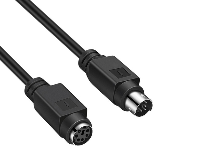 0.3m 0.5m 1m 1.5m 3m 5m 10m High Quality PS2 Mini DIN 6 Pin Male to Male MD6 Pin Power Extension Cable for Keyboard