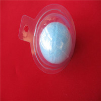 Moule d'emballage de coquille de palourde de bombe de bain en plastique de 2.4 3.2 pouces