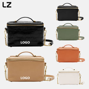 Valigetta <span class=keywords><strong>Professionale</strong></span> per Trucco LZ con Tracolla Regolabile, Borsa a Tracolla in Pelle, Organizer per Pennelli - Product Image 5