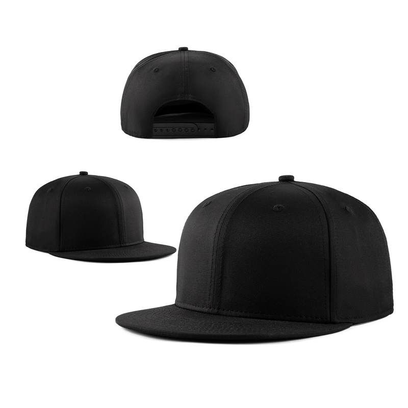 Blank Promotional Hats Custom Flat Brim
