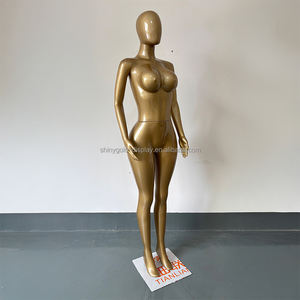 広州ブティックBBLミナモデルダミービッグブラ服女性カービーブライトゴールドフルボディプラスサイズ女性マネキン - Product Image 2