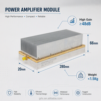 Module amplificateur de puissance large bande haute performance 8-12 GHz personnalisable 13W/25W/50W pour coordonnateur de signal de télécommande