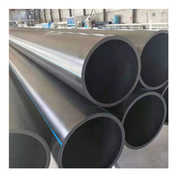 Prix des tuyaux en PEHD de diamètre 400 mm, PN16, 500 mm, 600 mm, 16 bars, PE 100, SDR11, 6 pouces, 12 pouces pour l'alimentation en eau ou le drainage