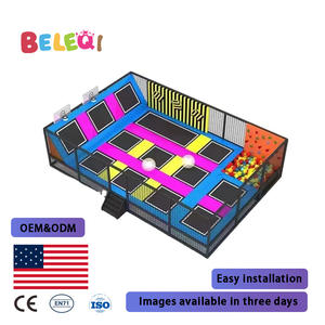 Structure de suspension de trampoline élastique pour parc de trampoline intérieur pour enfants, développement des capacités et entraînement des jeunes - Product Image 1