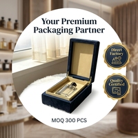 Boîte de parfum personnalisée fabriquée à Yiwu. Boîte de rangement pour produits cosmétiques et de soin de la peau en cuir, boîte cadeau, emballage.