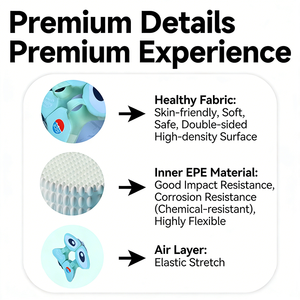 Anello da Nuoto per Neonati a Forma di Pesce Occhi Grandi, 3 Mesi-4 Anni, Senza Gonfiaggio, Portatile, Sicuro, Ecologico, Anti-Compressione del Collo - Product Image 4