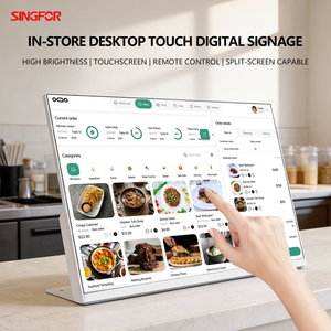 <span class=keywords><strong>Kiosque</strong></span> de commande interactif SINGFOR 24 pouces 2+32 Go avec écran tactile pour boulangerie, Android WiFi, menu en libre-service, écran tactile capacitif - Product Image 3