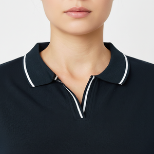 Camiseta Polo de mujer personalizada Algodón suave Color y diseño Personalización Pedidos al por mayor disponibles - Product Image 3