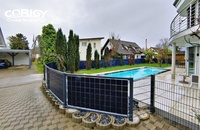 Clôture de panneau solaire de supports de modules photovoltaïques photovoltaïques d'énergie renouvelable pour la maison