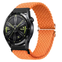 Bracelet de montre en nylon tressé Win-Win 20 mm 22 mm pour Huawei GT2 Garmin Samsung Galaxy Watch 4 5