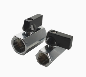 Poignée à bille pneumatique personnalisable avec réglages de 1 à 4 minutes pour raccord de gaz à filetage interne/externe - OEM Pneumatic Ball V - Product Image 2
