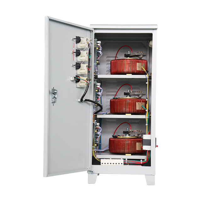 Manufacturer Sale High Precision 220V Voltage Stabilizer 10KW 15KW Three Phase AC 220V 160V-270V Input Range