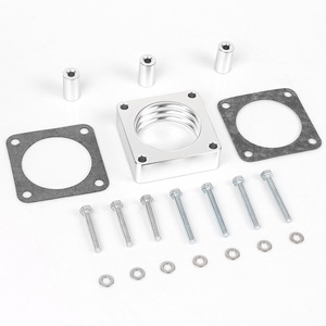 Adaptador espaciador de cuerpo de aceleración para colector de admisión Jeep Wrangler 87-06 de 4 tornillos con juntas y tornillos - Product Image 1