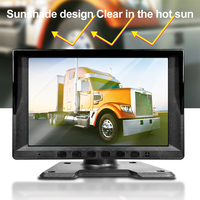 Lecteur MP5 4 canaux 8 pouces, enregistreur DVR de voiture, moniteur IPS 1080P, kit caméra de recul étanche pour camion, remorque, bus, camping-car
