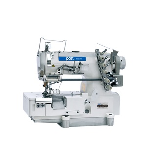 Machine à coudre à point interlock à lit plat à entraînement direct DT 500-05CB/FT/DD pour la pose d'élastiques ou de dentelle avec couteau droit - Product Image 2