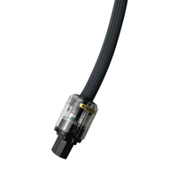 Plaqué or mâle à femelle Hifi Audiophile haut-parleurs Cabl Audio cordon d'alimentation câble pour Subwoofer/amplificateur/dv/av