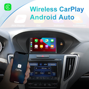 Boîtier de décodage audio pour voiture HFmidia Wireless CarPlay Android Auto pour ACURA double écran RDX ILX TL MDX Honda Odyssey 2013-2018 - Product Image 3