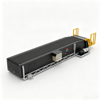 Convoyeur à bande télescopique avec fonction de levage hydraulique, excellente qualité de construction, offre directe d'usine réduisant les coûts de main-d'œuvre