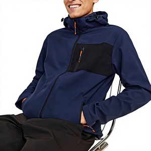 Veste de randonnée d'hiver pour hommes, personnalisable avec logo, imperméable, chaude, softshell, coupe-vent décontracté, vente en gros, fabricant - Product Image 4