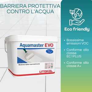Litokol Aquamaster EVO 5 Kg Membrana Liquida Pronta all'Uso per Pareti e Pavimenti - Product Image 4