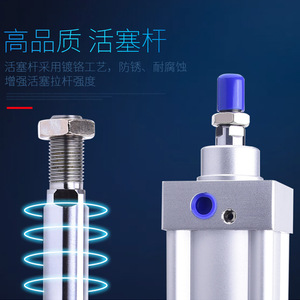 Cylindre pneumatique XINDE SISAI, corps en aluminium, non standard, résistant aux hautes températures - Product Image 2