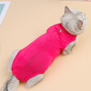 Traje de esterilización para gatos, ropa quirúrgica transpirable antilamido para mascotas, traje de recuperación para perros para todas las estaciones - Product Image 2