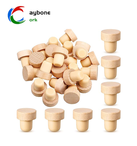 Corcho Plástico Personalizado Madera Bajo Moq Personalizado T Forma Tapones Sintéticos Tapones para Botellas de Vino - Product Image 3