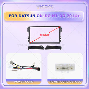 Cadre de <span class=keywords><strong>lecteur</strong></span> Android fabricant 9 pouces pour DATSUN ON-DO MI-DO 2014 + Matten noir GPS cadre stéréo de voiture panneau vidéo cadre personnalisé - Product Image 4