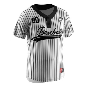 Custom Embroidery Men Japan <b>Baseball</b> Plain Shirt Black Button up <b>Baseball</b> Jersey - Product Image 2